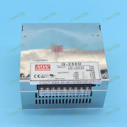 MEANWELL Switching Power Supply Q-250D 100-240V 6.0A 3.5A - MEANWELL