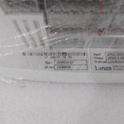 Used Lenze INVERTER EVS9324-EP within 24 hours refurbished - LENZE