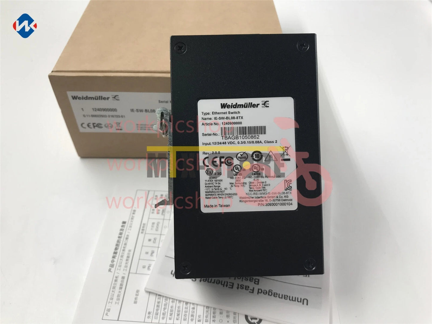 1PCS Weidmuller IE-SW-BL08-8TX
