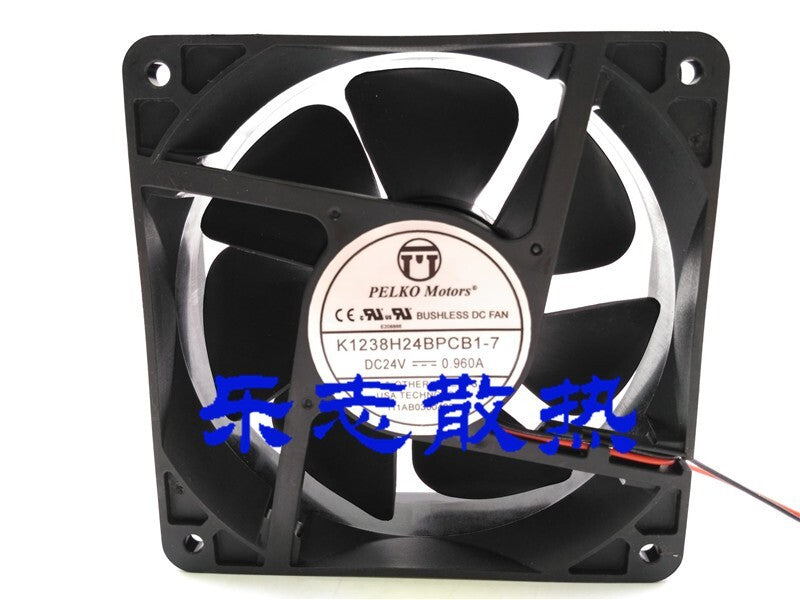 PELKO Motors K1238H24BPCB1-7 DC24V 0.960A 12038 2-wire inverter cooling fan