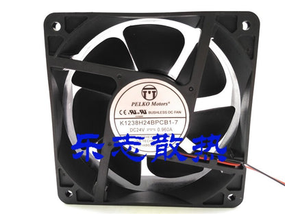PELKO Motors K1238H24BPCB1-7 DC24V 0.960A 12038 2-wire inverter cooling fan