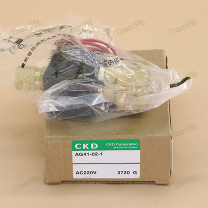 1PC AG41-02-1-AC220V Solenoid Valve for CKD - CKD
