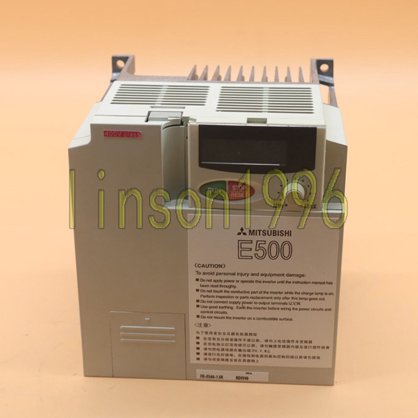 used Mitsubishi inverter FR-E540-1.5K Tested In Good Condition - MITSUBISHI