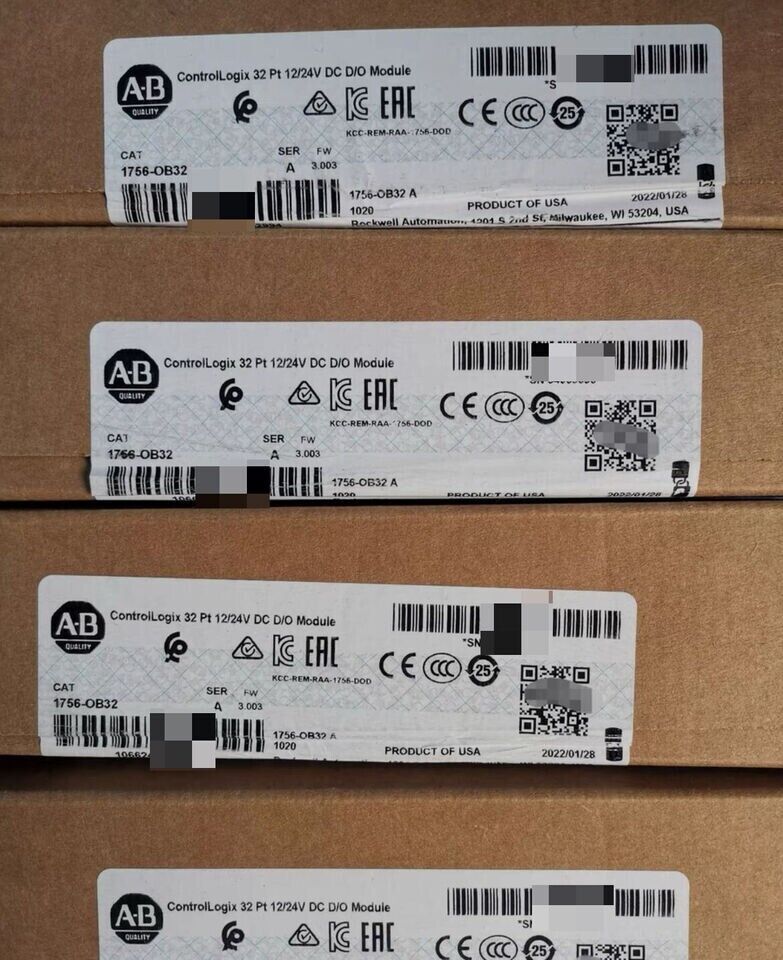 Allen Bradley 1756-OB32 ControlLogix DC Output Module 32 Point NEW SEALED - ALLEN BRADLEY