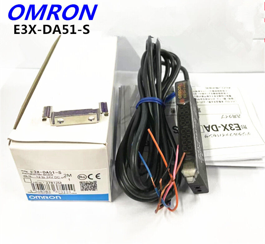 new 1pcs Omron E3X-DA51-S 2M Sensor Fiber Amplifier