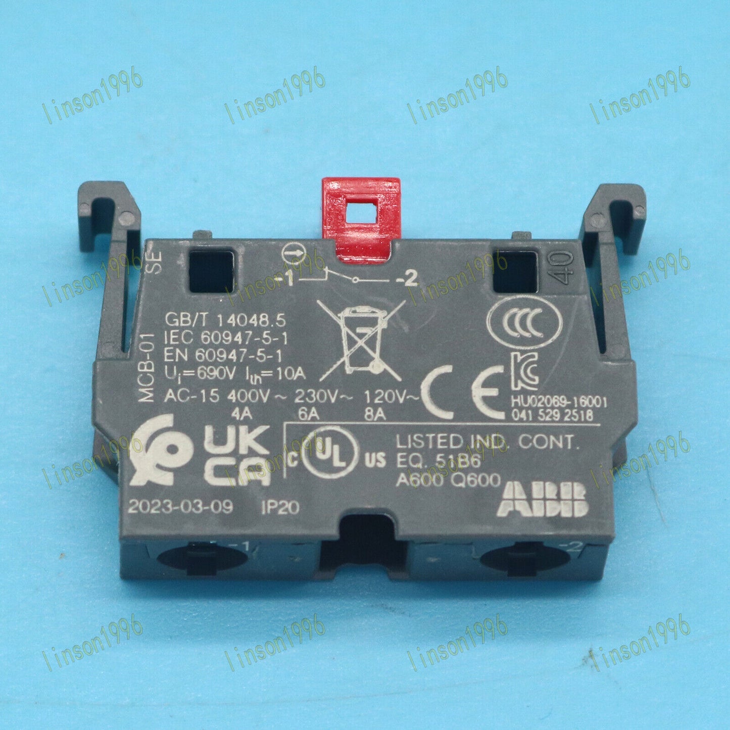 ABB Modular Contact Block 1NC 10-PC MCB-01 - ABB