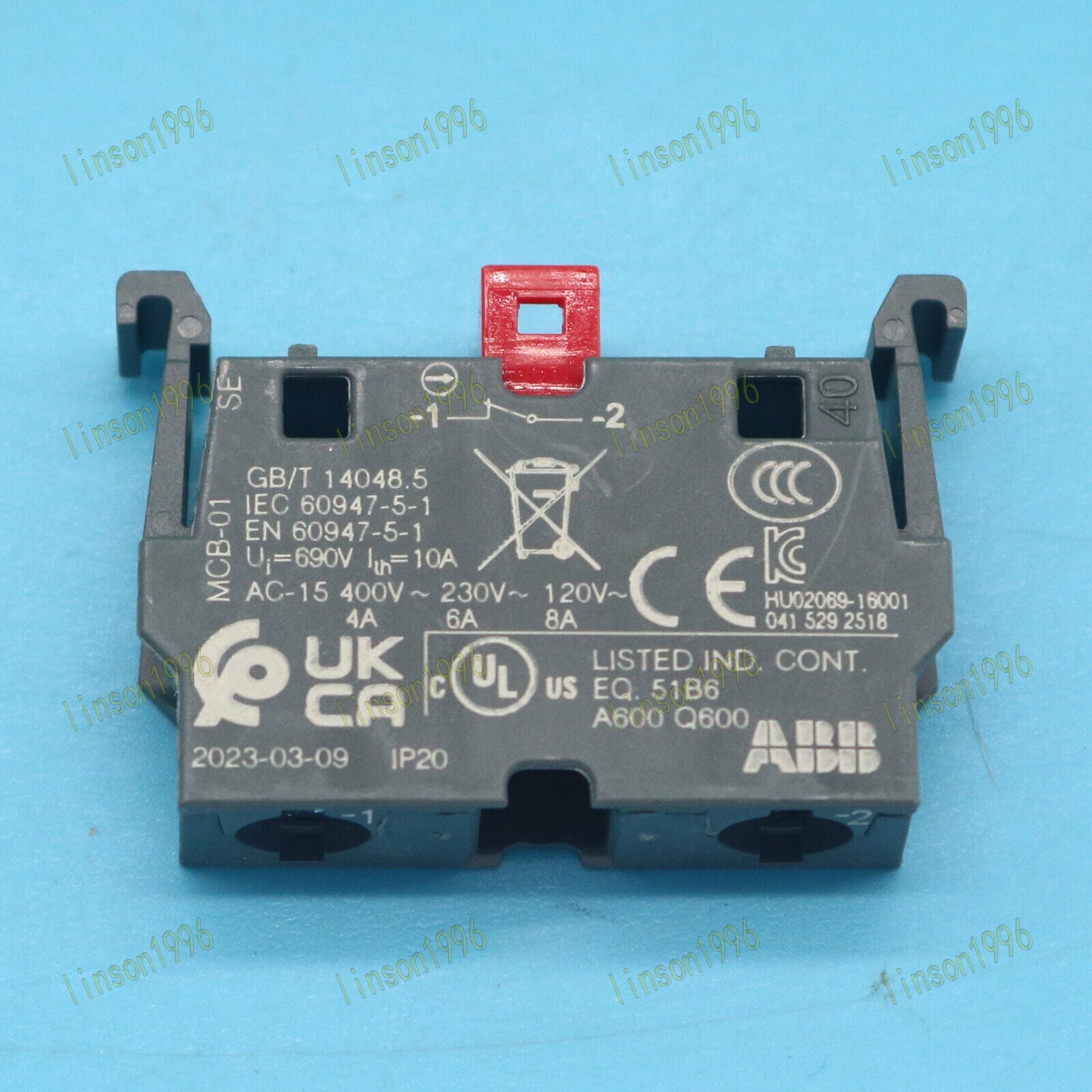 ABB Modular Contact Block 1NC 10-PC MCB-01 - ABB