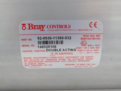 BRAY 92-0930-11300-532 Actuator - High-Quality Actuator - BRAY
