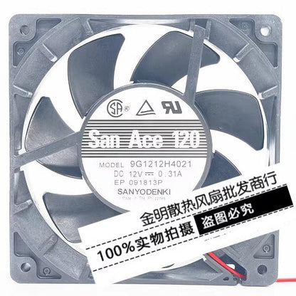 Sanyo 12CM 9G1212H4021 12V 0.31A 12025 chassis DC high air cooling fan