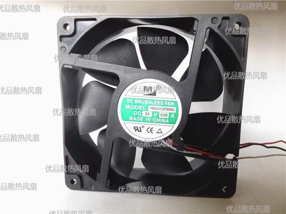 M YM2412PMB0 120 * 120 * 38mm 12038 24V 0.50A double ball fan