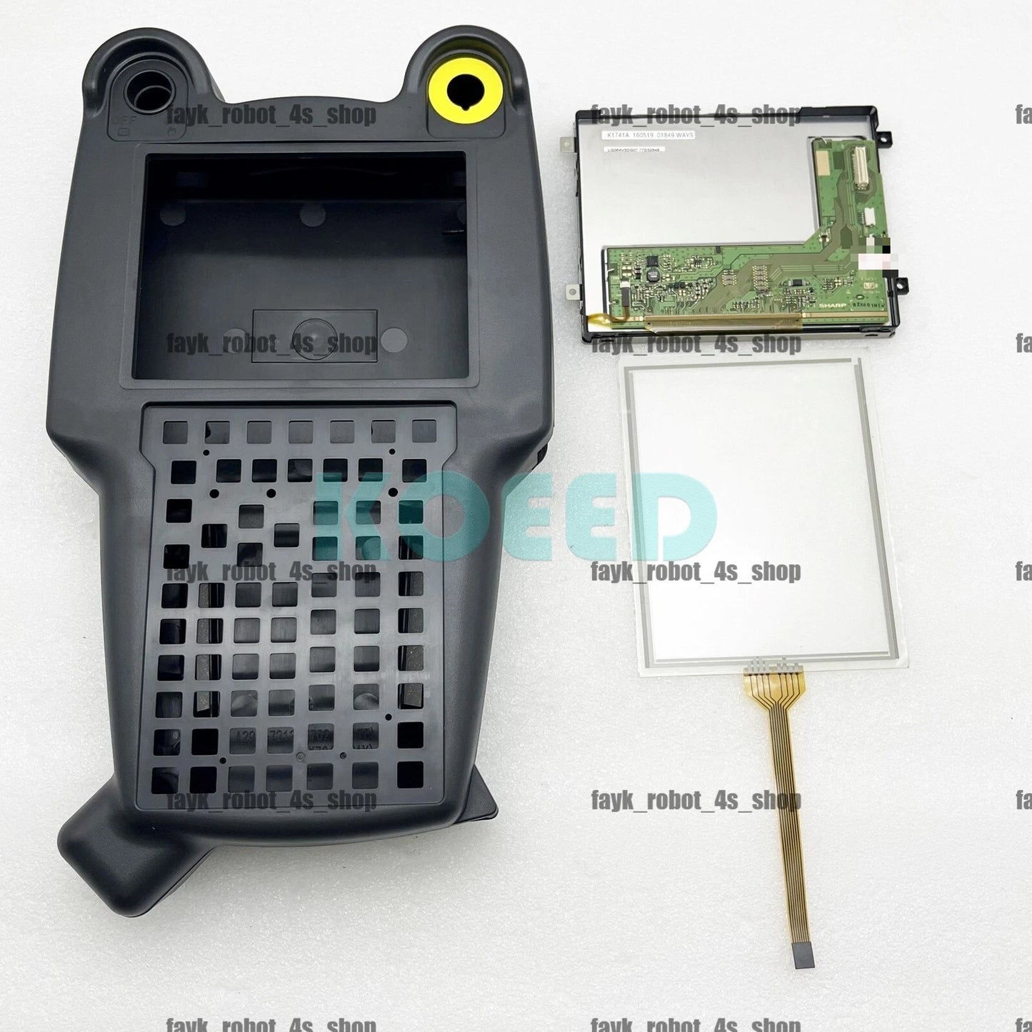 F FANUC A05B-2255-C100 robot pendant housing shell kit/touch screen/LCD Display