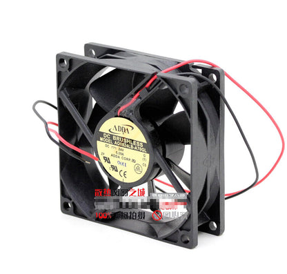 1pcs ADDA AQ0824LB-A70GL 8025 24V 0.09A Double Ball Inverter Cooling Fan