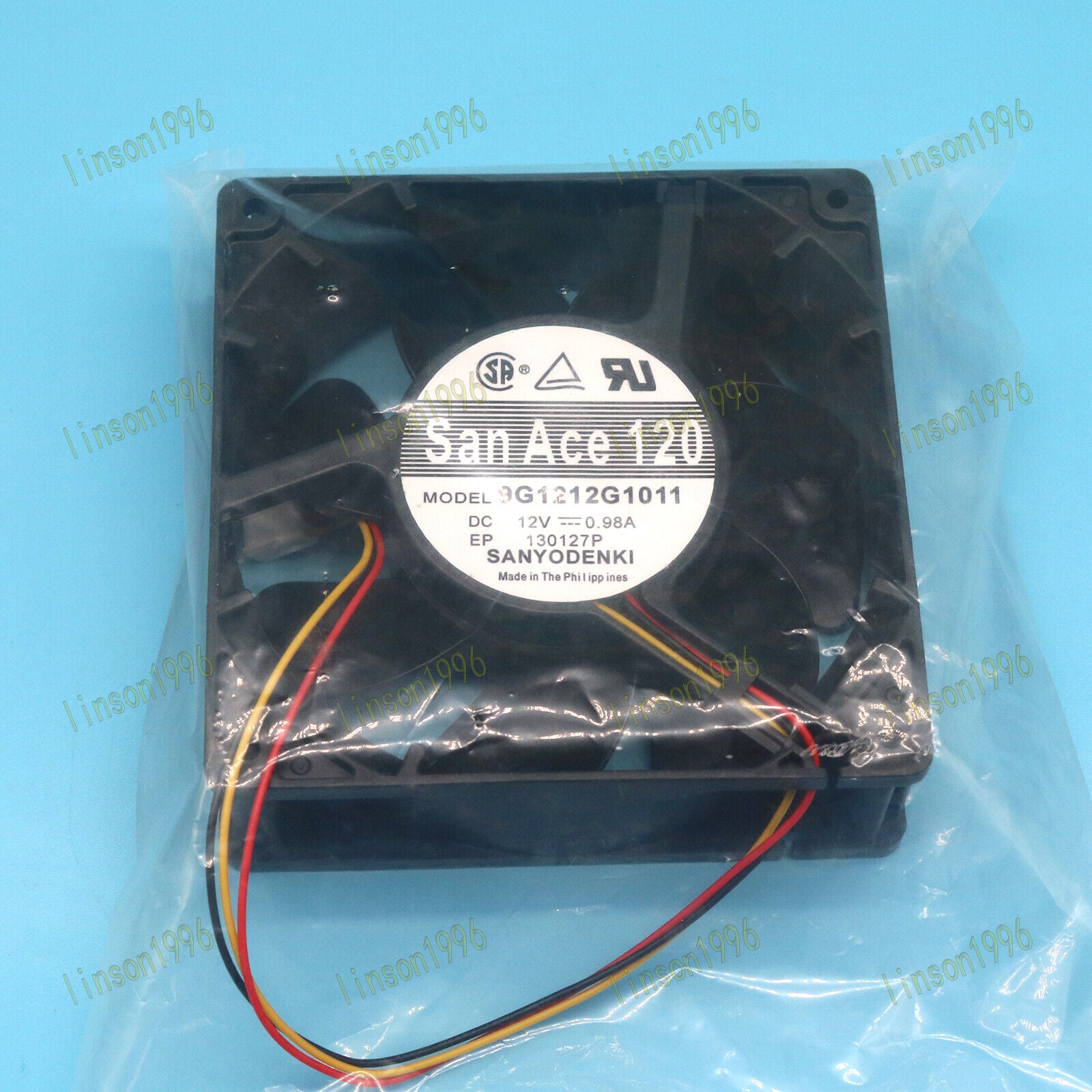 new 1PC  For SANYO Cooling Fan 9G1212G1011 San Ace120 12V 0.98A Fast Delivery SANYO