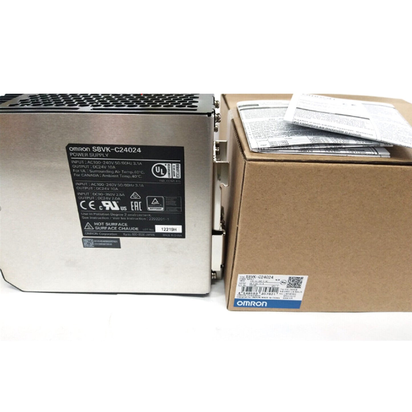 OMRON S8VK-C24024 Universal Single Phase Power Supply - OMRON