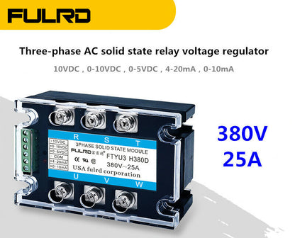 new FTYU3 H380D 25A 380V FULRD three-phase AC solid state relay voltage regulator - FTYU