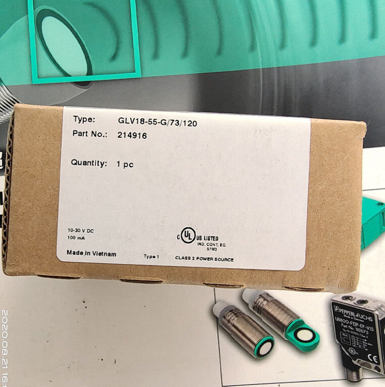 1PC PEPPERL+FUCHS GLV18-55-G/73/120 SENSOR IN BOX