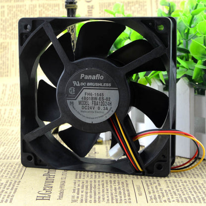 1PCS Panaflo FBA12G24H 12CM 12038 24V 0.3A cooling fan 3pin