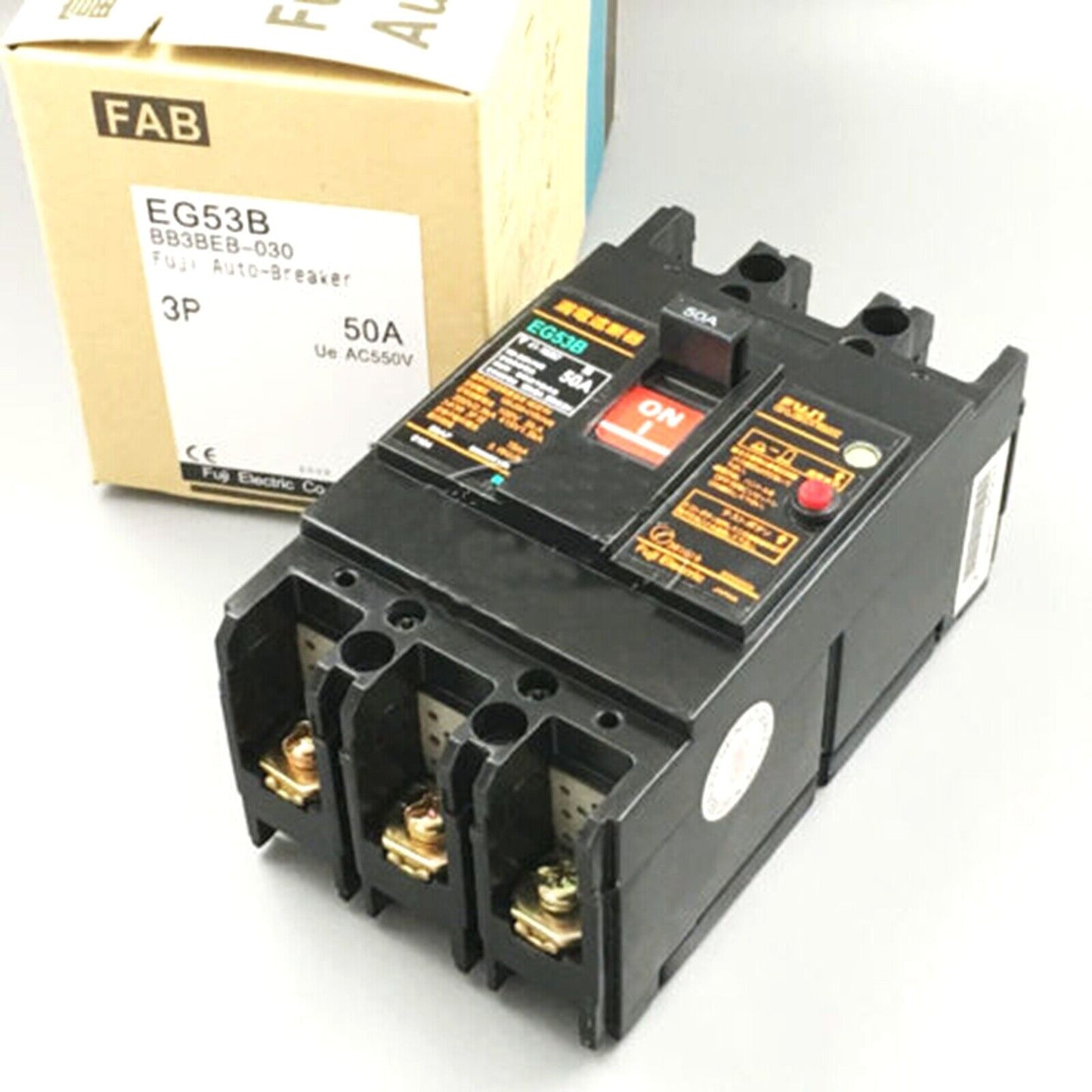 Fuji EG53B 3P 50A Circuit Breaker - FUJI