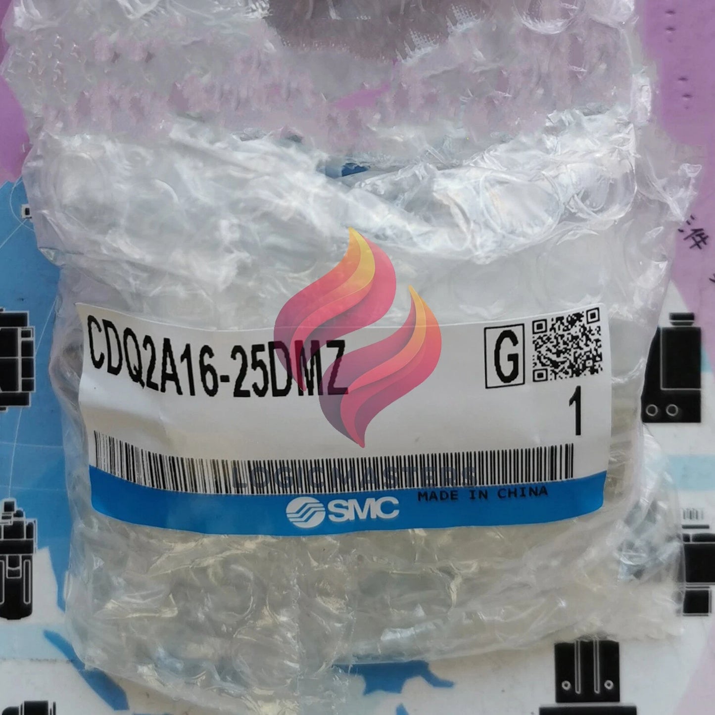 1pcs SMC CDQ2A16-25DMZ Pneumatic slide cylinder Fast Shipping