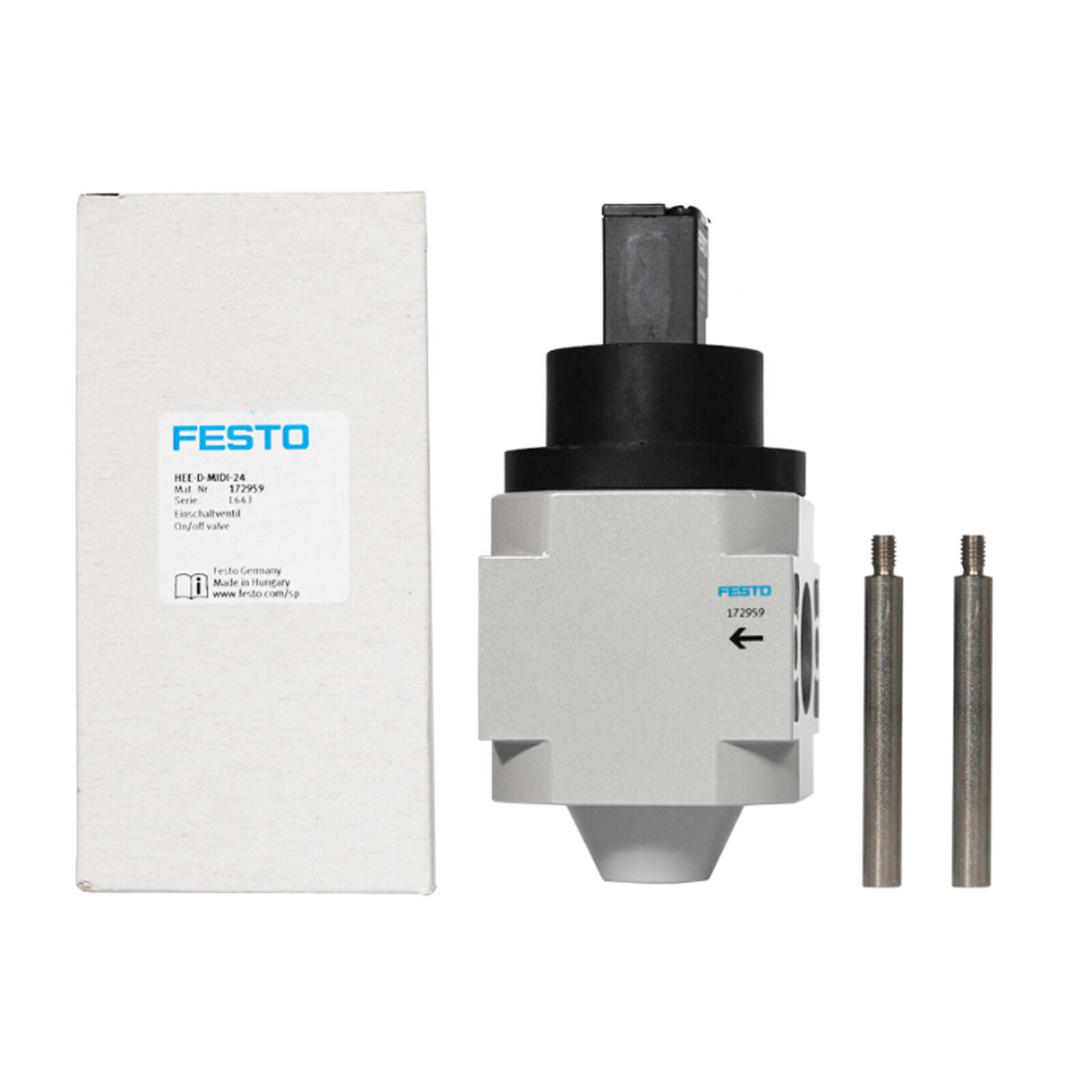 new  FESTO HEE-D-MIDI-24 172959 On/Off Valve