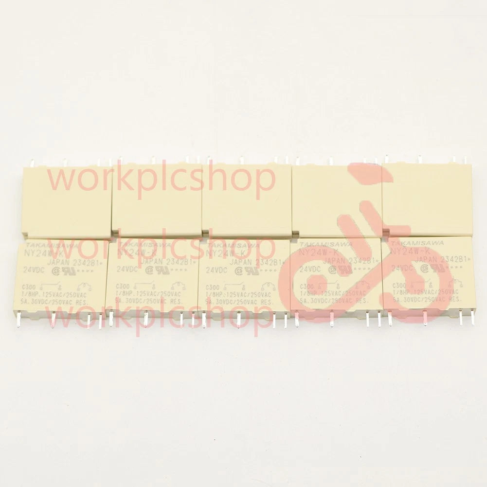 10PCS TAKAMISAWA NY24W-K 24VDC DC24V Power Relay 4Pins 5A #US