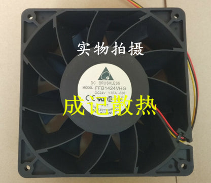 DELTA FFB1424VHG Strong wind Inverter cooling fan DC24V 1.37A 140*140*50mm 3pin