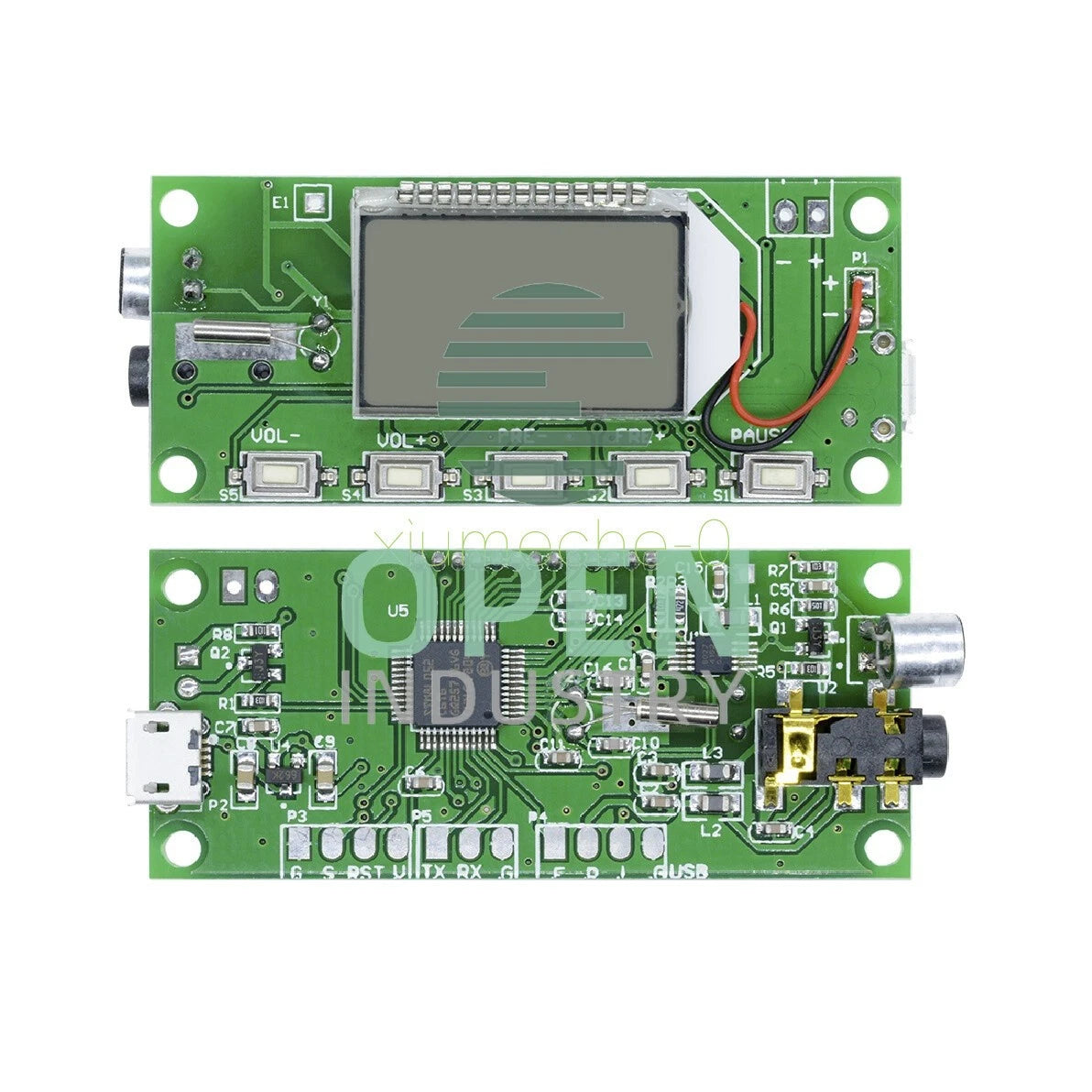 87-108MHz FM Transmitter DSP PLL Digital Wireless Board Microphone Stereo Module