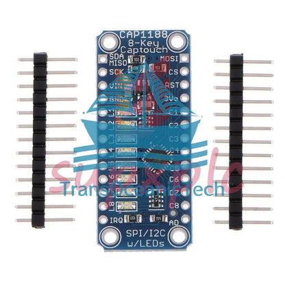 CAP1188 8 Key Capacitive Touch Sensor Module SPI I2C Captouch LED For Arduino