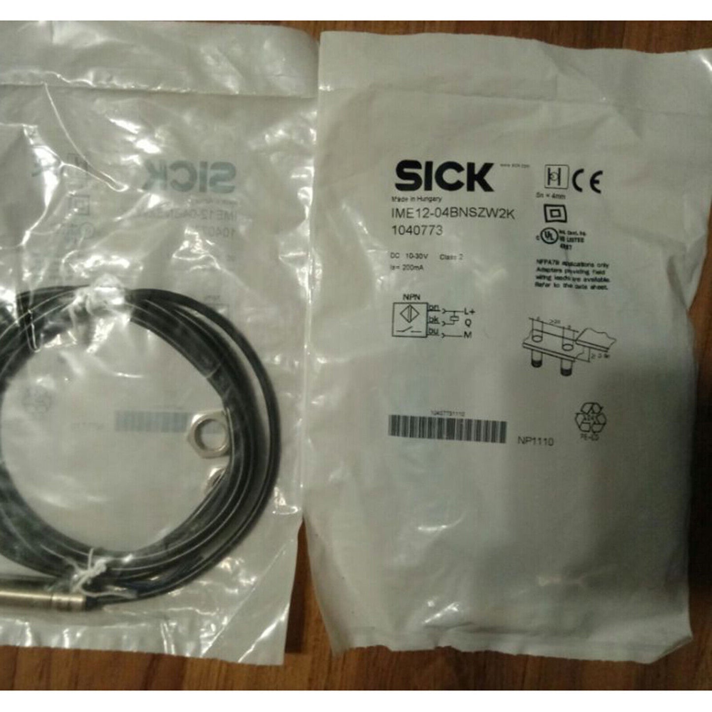 New ONE Proximity sensor IME12-04BNSZW2K 1040773 Fast - ONE