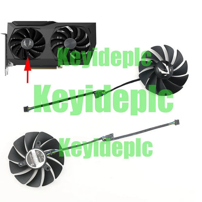 1x ZOTAC RTX3070 8GB Twin Edge Graphics Card 88mm 100mm Cooling Fan Suitable #ke