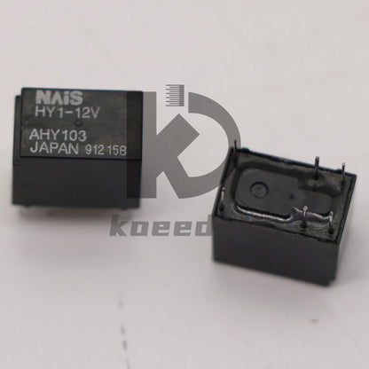 5Pcs HY1-12V AHY103 12VDC Power Relay 6 Pins
