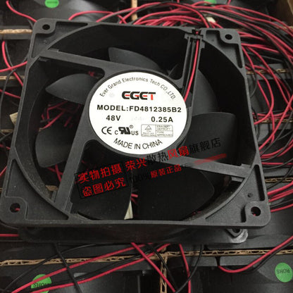 EGET FD4812385B2 12038 48V 0.25A 12CM 2-wire cooling fan