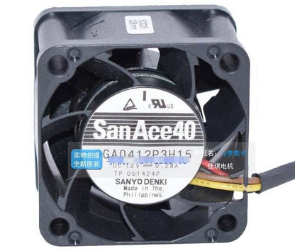 1PCS Sanyo 9GA0412P3H15 DC12V 0.28A 4CM 4028 PWM fan