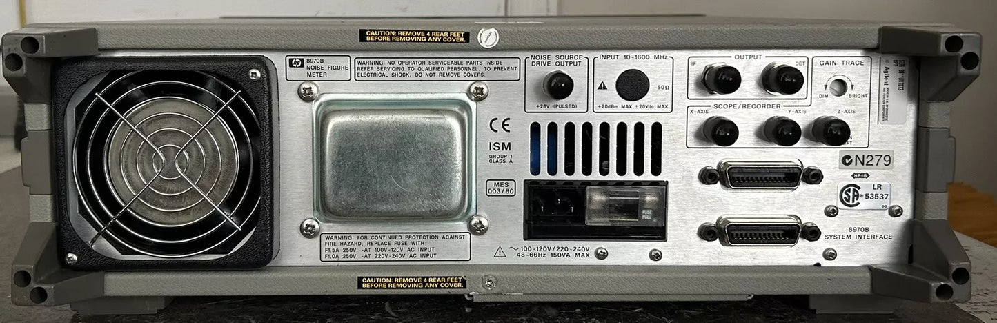 HP 8970B Noise Figure Meter with Advanced Features - HP