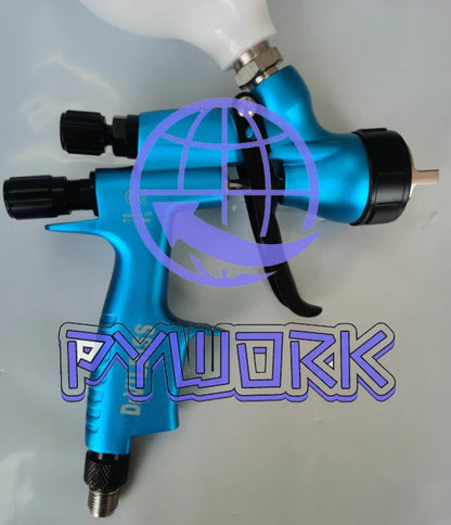 Type Paint Neptune Blue 110B 1.3mm Nozzle 600ml Cup Spray Gun Cars for Devilbiss