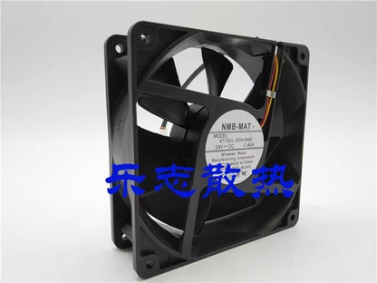 NMB-MAT 4715KL-05W-B49 12038 DC24V 0.46A 3-Pin Inverter Cooling Fan
