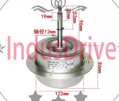 1Pcs YDK-60A-6C is suitable for fan motor 60W reverse 220-240V