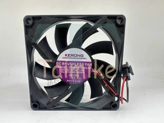 1 pcs KERONG fan DF0801512SEL2R 12V 0.15A 1.8W 2wire 8CM 8015