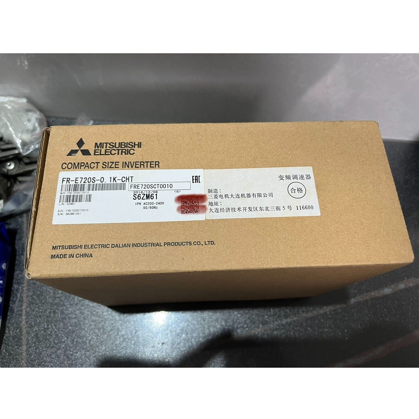 Mitsubishi Inverter FR-E720S-0.1K-CHT One Year - MITSUBISHI