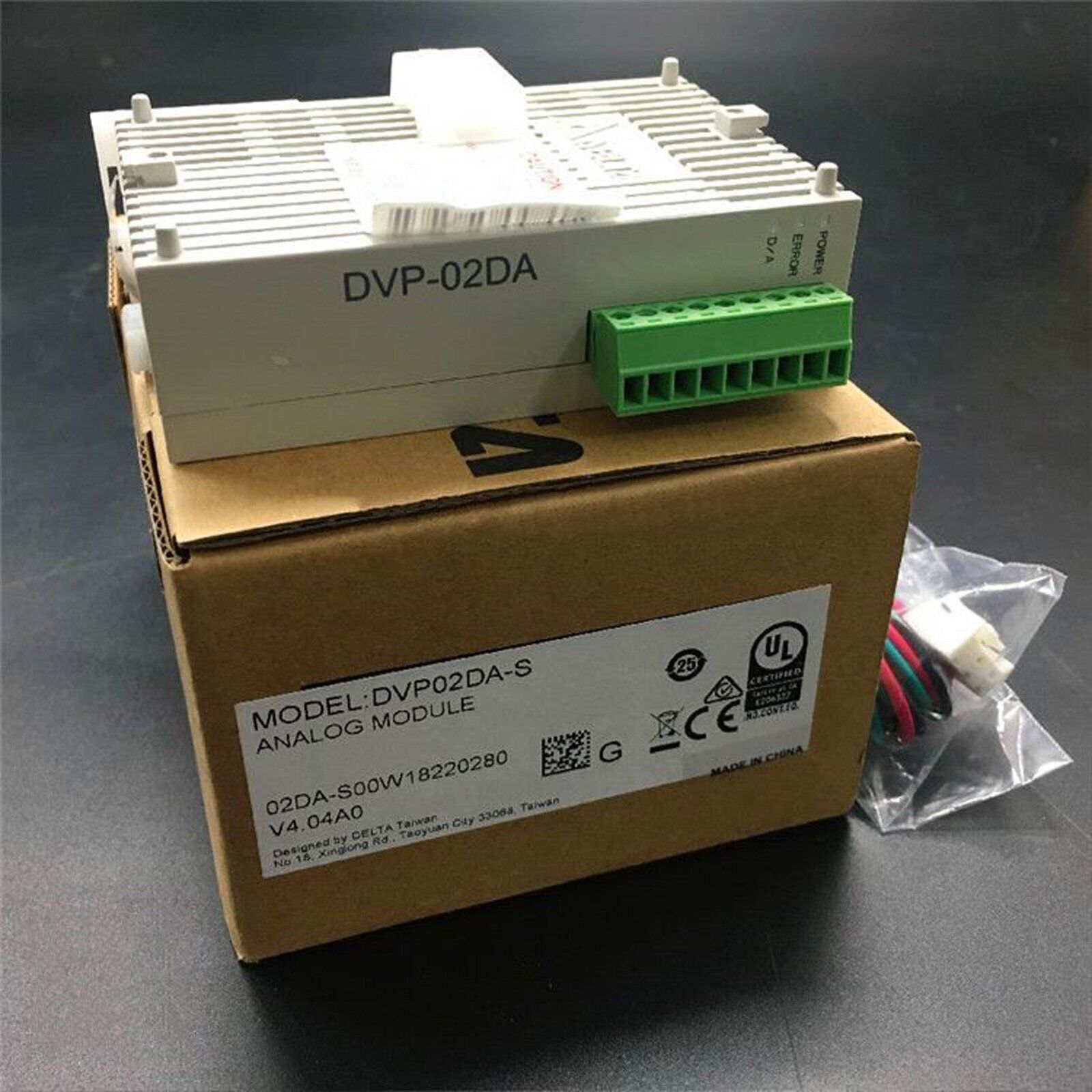 new Delta DVP02DA-S PLC Analog Output Module ping 1PC - DELTA