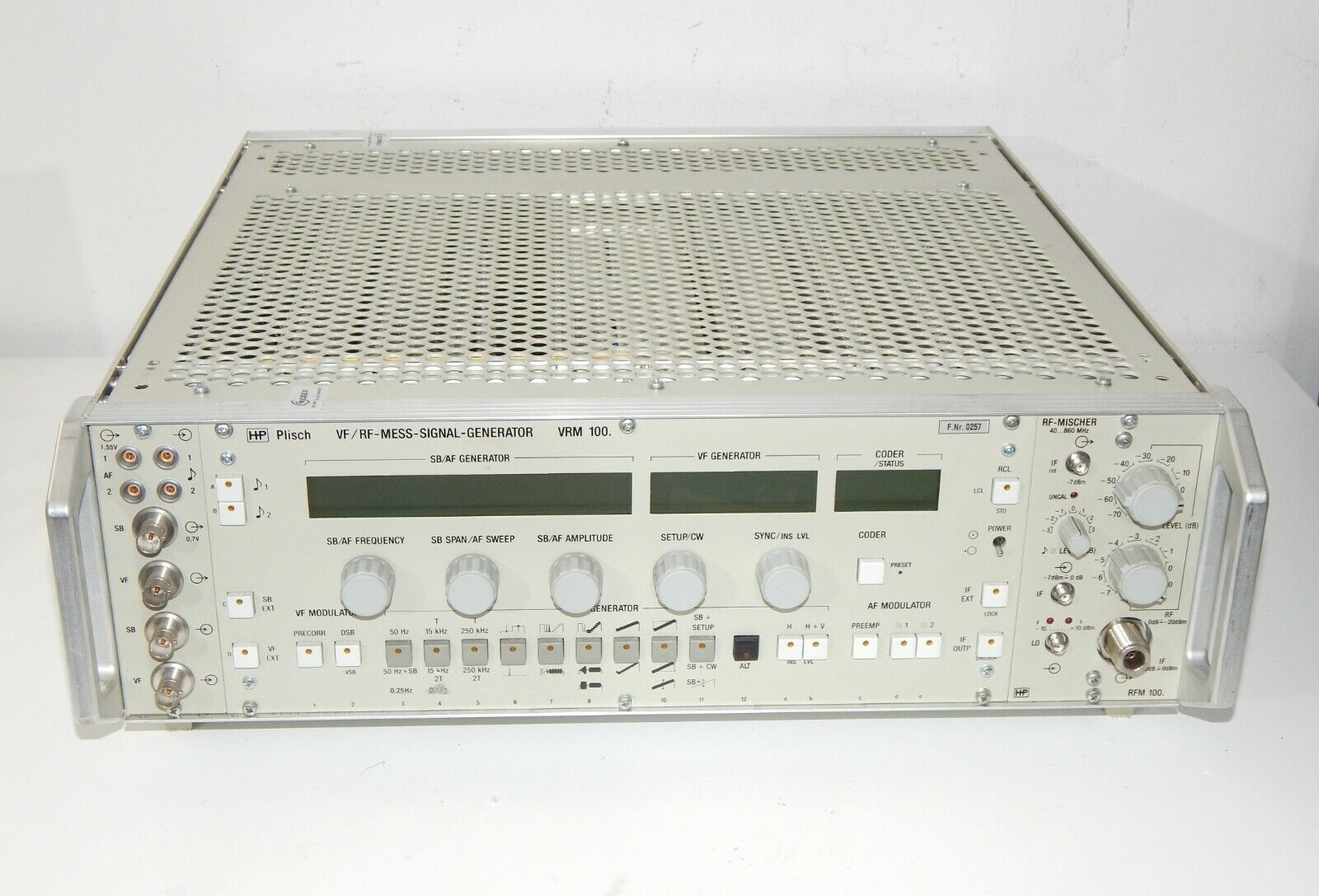 Plish VRM100 VF/RF Measuring Signal Generator - PLISH