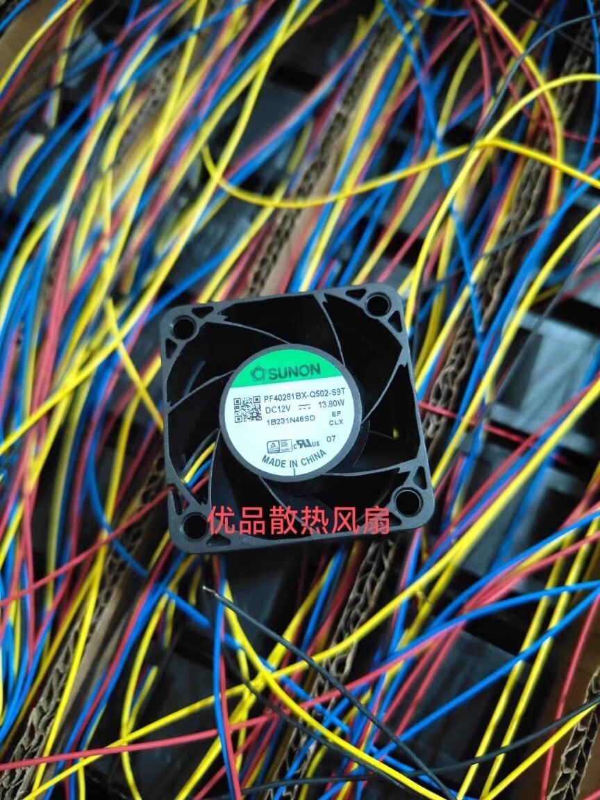 SUNON PF40281BX-Q502-S9T DC12V 13.80W 4CM 4-Wire PWM Server Cooling Fan