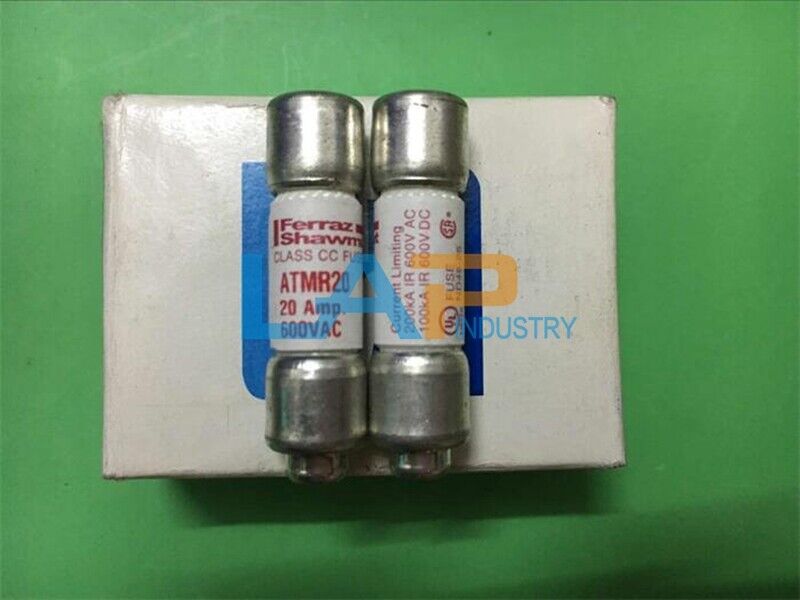 10 Pack Ferraz Shawmut ATMR20 20A 600VAC Class-CC Fuses - FERRAZ SHAWMUT