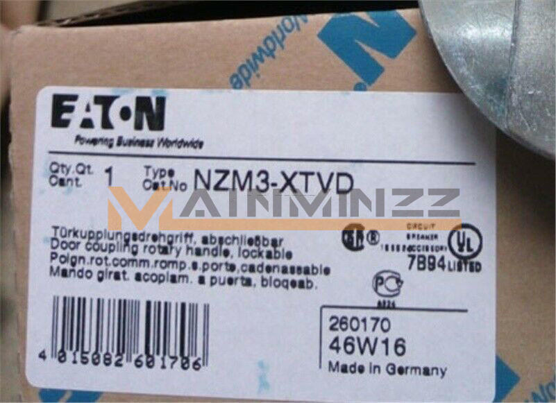 new ONE  EATON Moeller NZM3-XTVD EATON