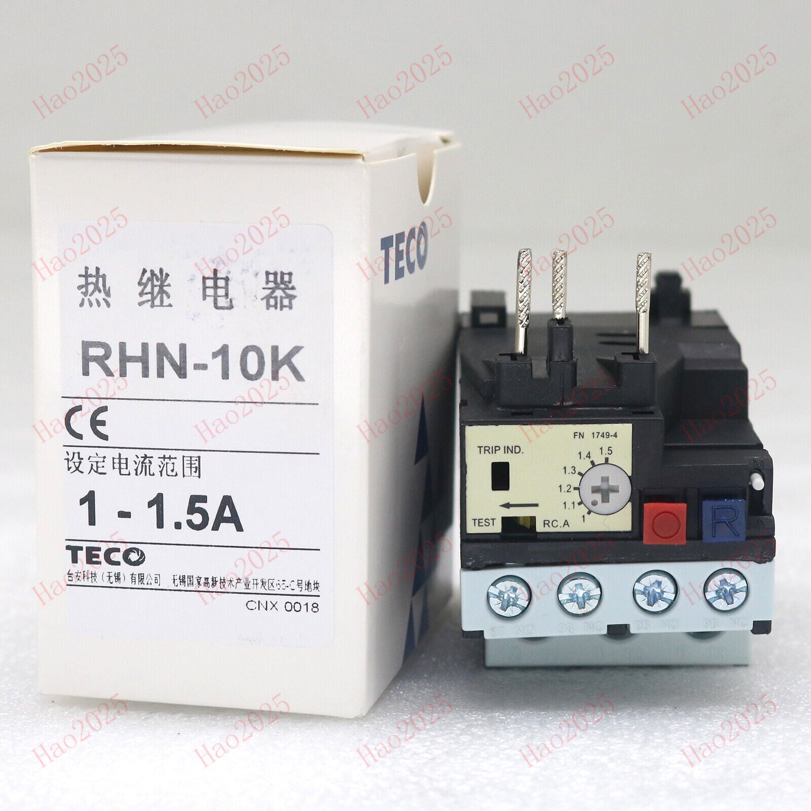 new RHN-10K 1-1.5A For TECO  Thermal overload relay Fast