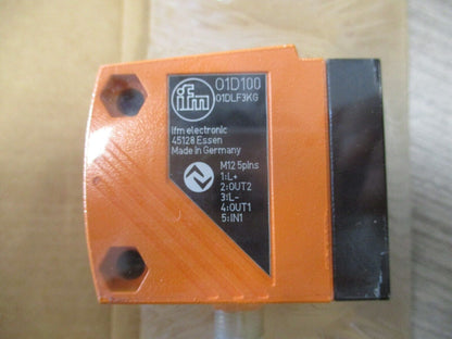 used ifm O1D100 Distance Sensor O1DLF3KG/IO-LINK 18-30VDC 200MA Surplus - IFM