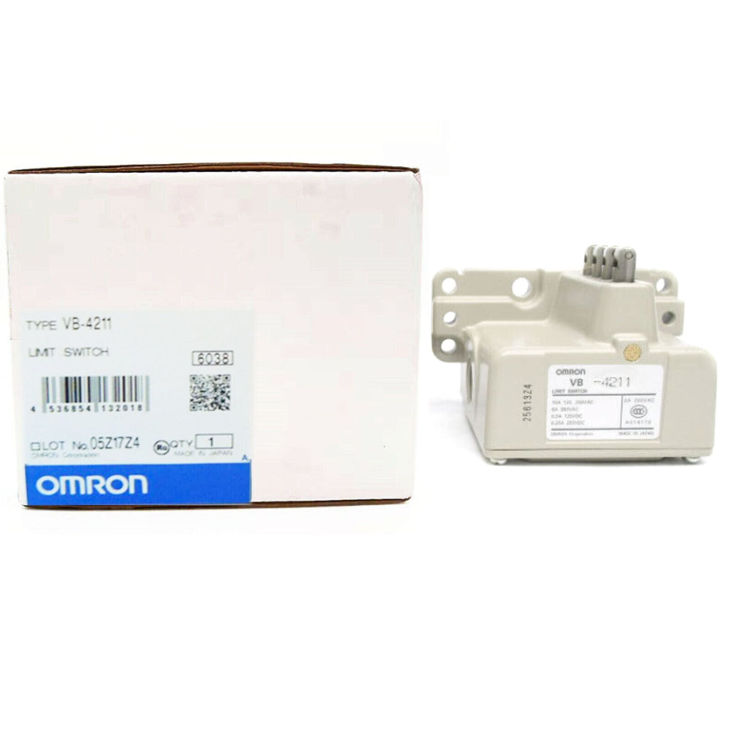 Omron VB-4211 Smart Limit Switch, High-Precision Switch with 200ms Response Time, 24VAC/24VDC Operation, Easy Installation, Anti-Disturbance Design - OMRON