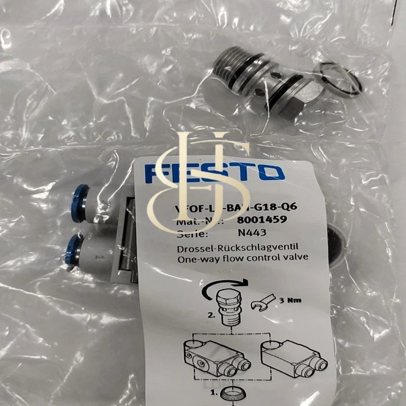 1PC FESTO VFOF-LE-BAH-G18-Q6 8001459 Throttle Valve