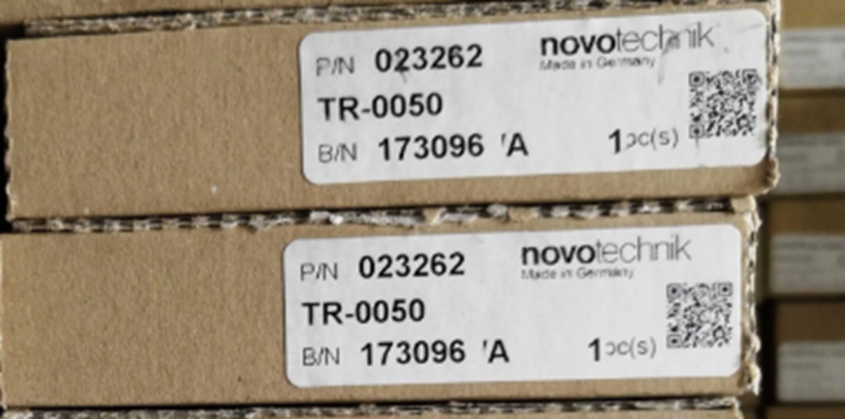 NOVOTECHNIK TR50 TR-0050 Linear Transducer - NOVOTECHNIK
