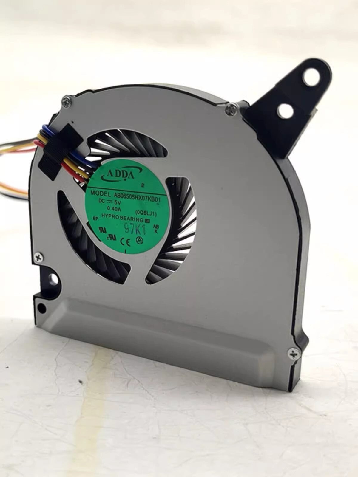 ADDA AB06505HX07KB01 DC5V 0.40A 4-Wire Silent CPU Cooling Fan